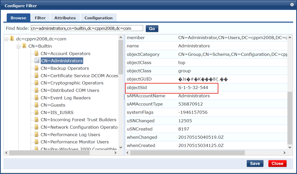 Configuring Deep-Nested Active Directory Queries
