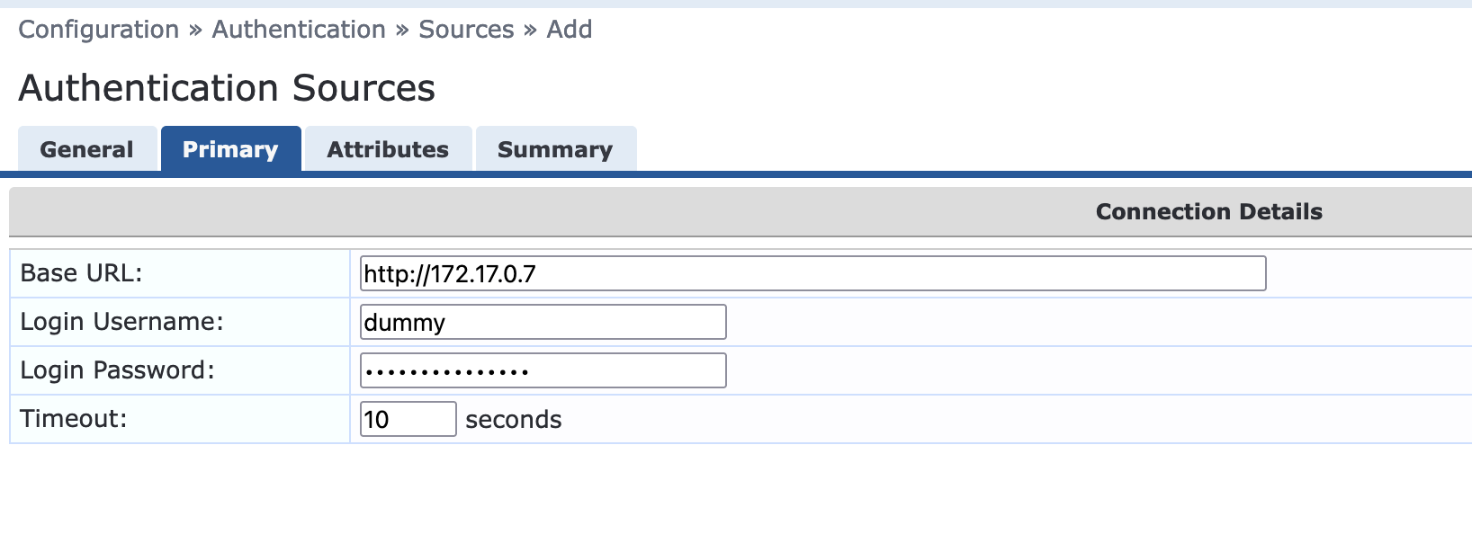 Create CMDB as Authorization Source