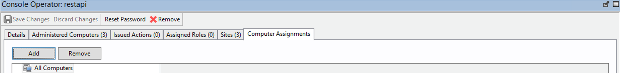BigFix Operator Permission -- Computer Assignments