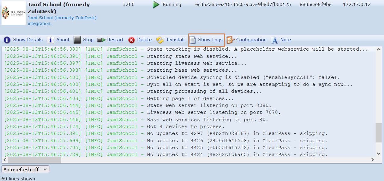 Log Validation