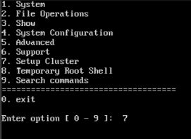 Setting Up the COP Cluster through the Command Line Interface